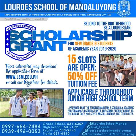 mandaluyong scholarship|CITY EDUCATIONAL SERVICES OFFICE .